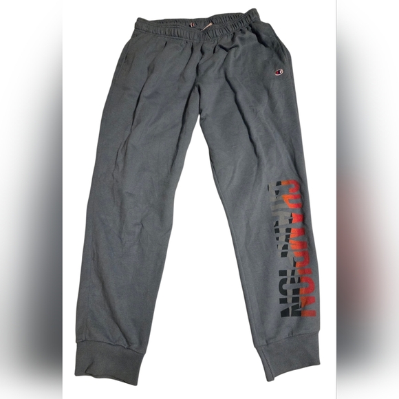 Champion Other - Champion Powerblend Graphic Jogger Sweatpants Light Blue Men’s Size 2XL